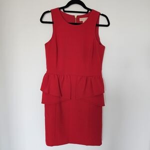 Michael Kors Peplum Cocktail Dress